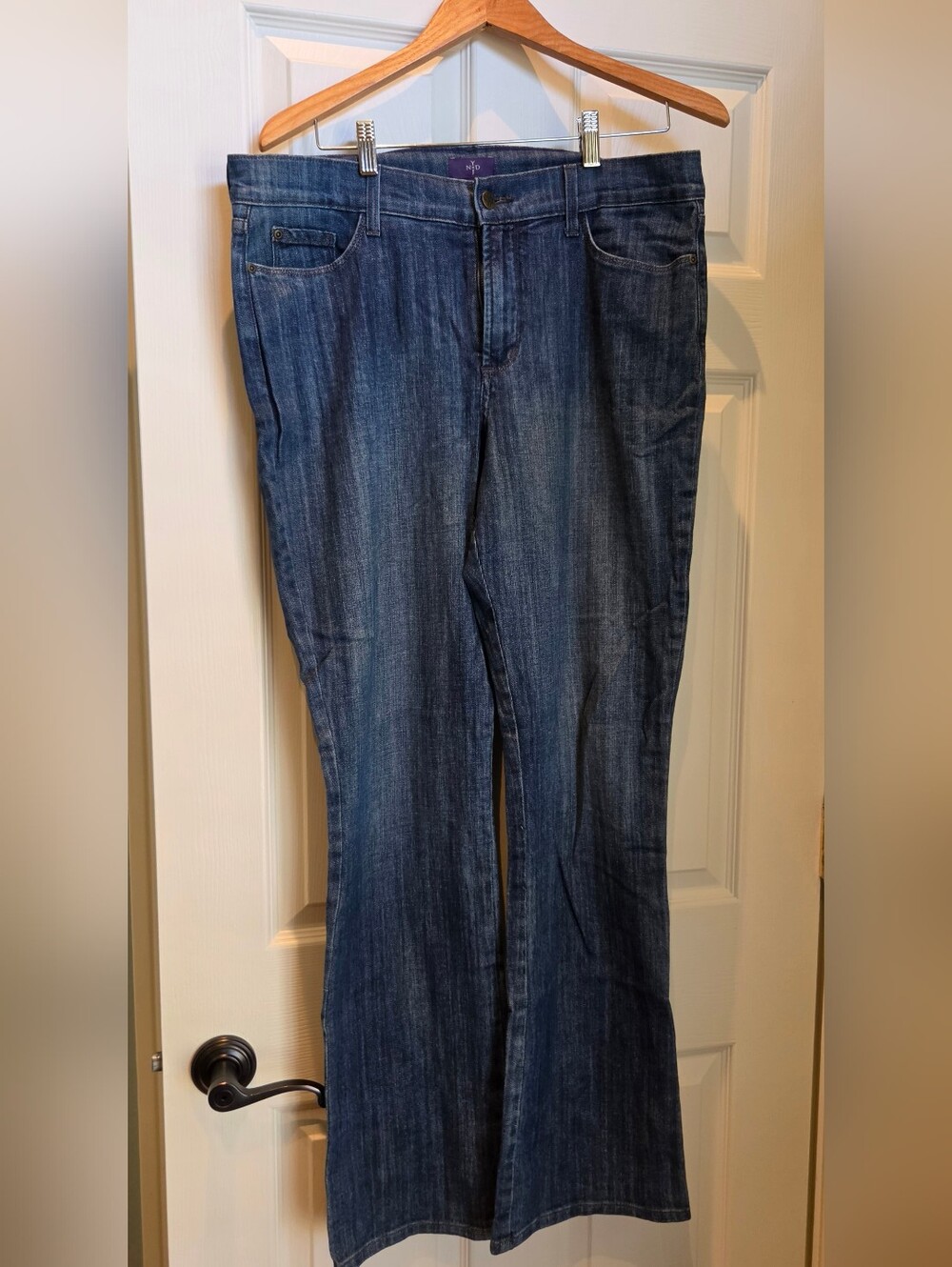 NYDJ Women's Dark Wash Flare Jeans